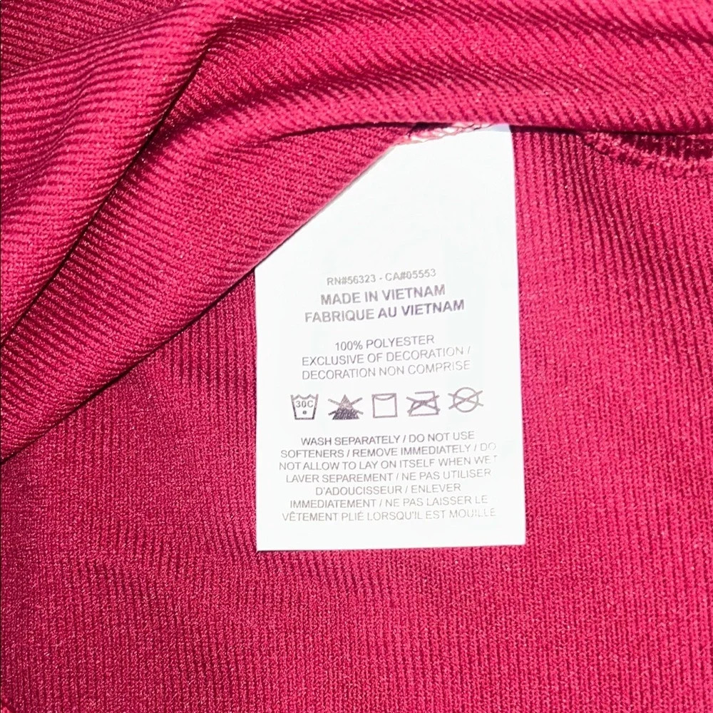 Nike Kids Burgundy and White Button Down Shirt